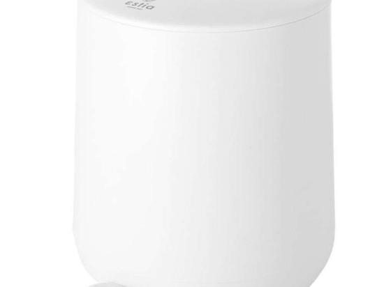 Κάδος Απορριμμάτων Fjord Soft Close 02-19952 23,5x26,3x29,3cm 5lt White Estia Πλαστικό