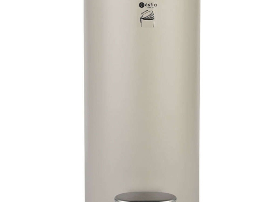 Κάδος Απορριμμάτων Slim Soft Close 02-19129 13,8x28,4x30,5cm 5lt Matte Taupe Estia Μέταλλο
