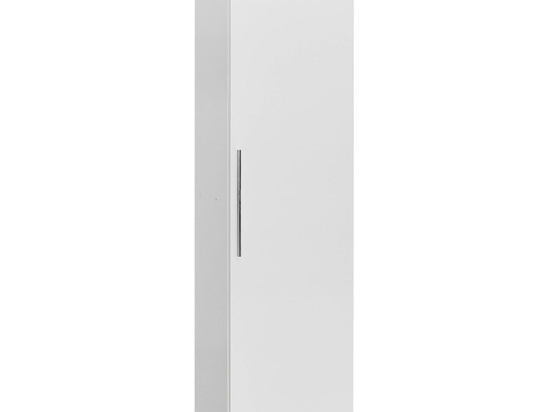 Ντουλάπι-στήλη Diamond1 pakoworld λευκό gloss 50x35x187εκ