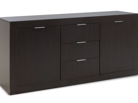 Μπουφές - κονσόλα Doha pakoworld χρώμα wenge 180x45x80,5εκ