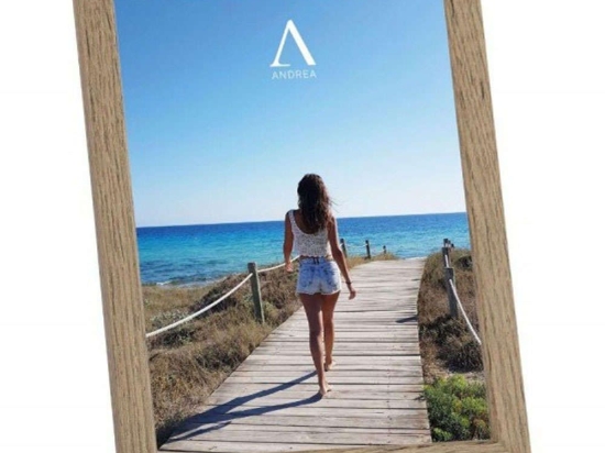 Κορνίζα LBTAH-AX22518 13x18cm Natural-Brown Andrea House Ξύλο,Γυαλί