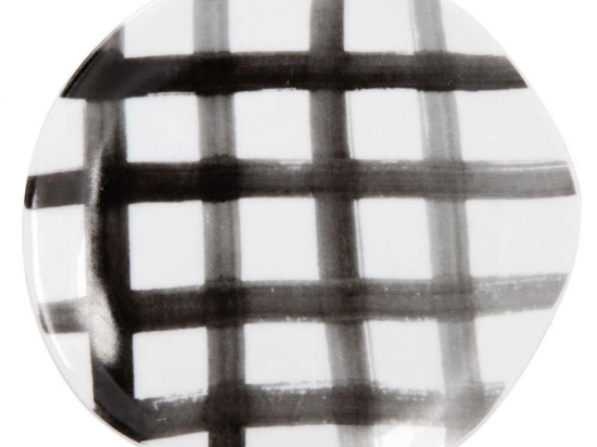 Πιάτο Γλυκού Mix & Match Check LBTRD0014261 Φ14cm Multi Raeder Πορσελάνη