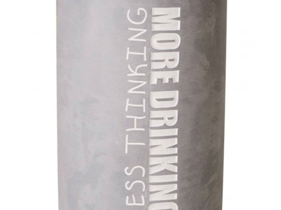 Σαμπανιέρα More Drinking LBTRD0015120 Φ13,5x21,5cm White-Grey Raeder Τσιμέντο