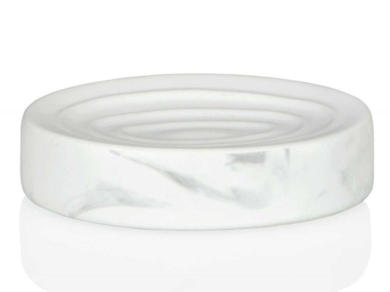Σαπουνοθήκη Marble LBTAH-BA68131 13x9x3cm White Andrea House Κεραμικό