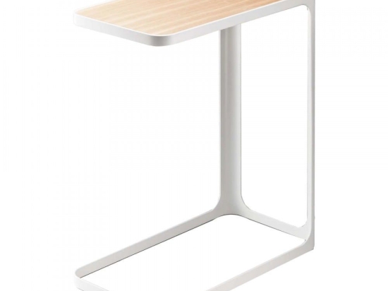 Τραπεζάκι Βοηθητικό C Shape End YMZK7202 24x45x52cm White