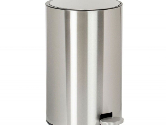 Κάδος Κουζίνας AH-CC70175 12L 26x35x42cm Inox Andrea House Μέταλλο,Πλαστικό
