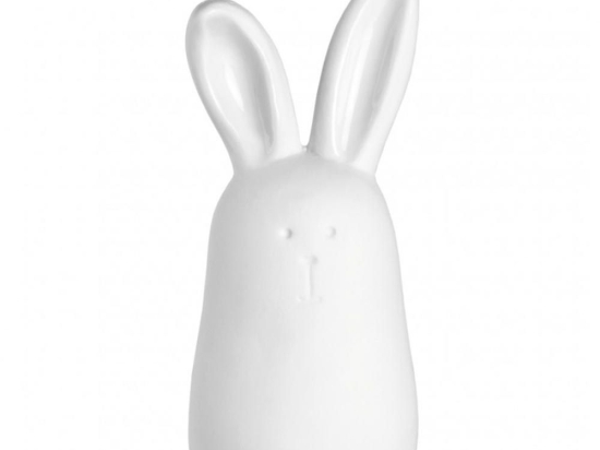 Διακοσμητικό Αντικείμενο Bunny Medium RD0016784 5x4x13cm White Raeder Πορσελάνη
