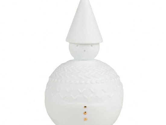 Διακοσμητικό Χριστουγεννιάτικο Gnome RD0090447 5x11cm White-Gold Raeder