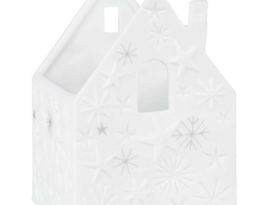Κηροπήγιο Για Ρεσώ Stars Playhouse RD0090308 5x5x7cm White Raeder