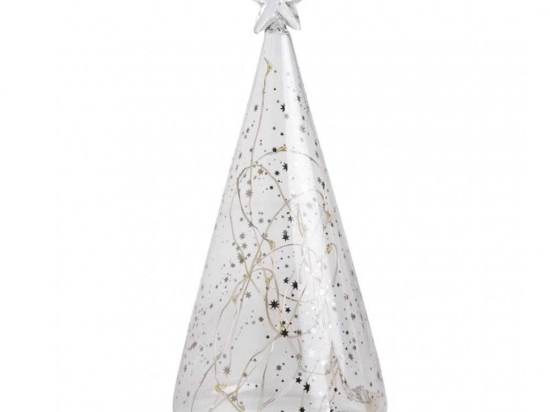 Διακοσμητικό Δεντράκι LED Stars RD0089961 10x22cm Clear-Gold Raeder