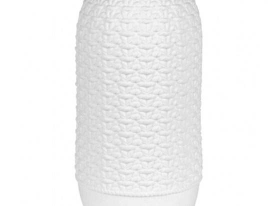 Βάζο Knit RD0017214 Φ13,5x26cm White Raeder Πορσελάνη