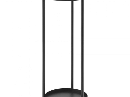 Ανθοστήλη YMZK4367 26,5x25x70cm Black Yamazaki Ατσάλι,Πολυπροπυλένιο