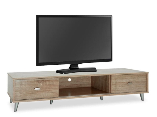 Έπιπλο τηλεόρασης FIRENZE pakoworld χρώμα sonoma 150x40x33εκ