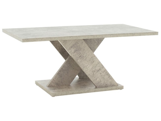 Τραπέζι σαλονιού Solange pakoworld χρώμα γκρι antique 110x55x47.5εκ