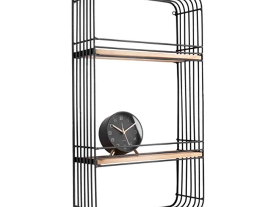 Ραφιέρα Τοίχου PT3378 Linea Rectangle Black Present Time