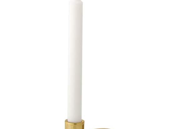 Κηροπήγιο 21259553 L10xH3,5xW5cm Gold Bloomingville Πηλός