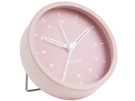 Επιτραπέζιο Ρολόι - Ξυπνητήρι KA5806PI Tingle Steel Pink Karlsson Μέταλλο