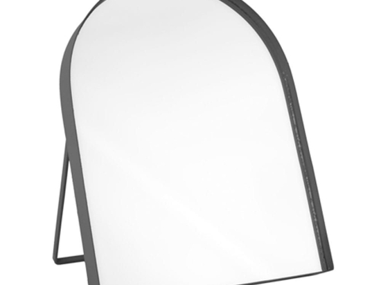 Καθρέπτης Επιτραπέζιος PT3485BK Vogue Arched 26,5x20,5x3,5cm Black Present Time Μέταλλο