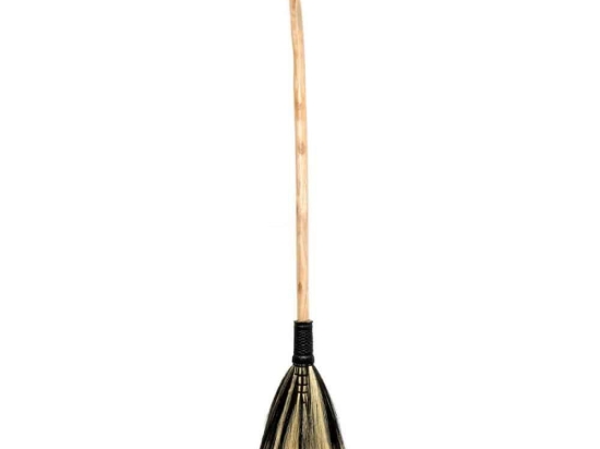 Διακοσμητική Σκούπα Κρεμαστή The Big Broom JAAT011NB 30x130 Natural Black Bazar Bizar Ξύλο