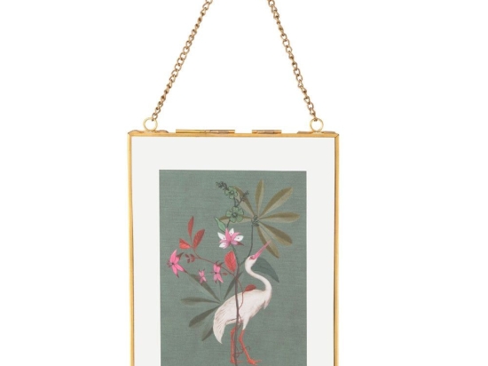 Κορνίζα Τοίχου Με Αλυσίδα 51091001 S 14x20cm Gold Pip Studio Μέταλλο,Γυαλί