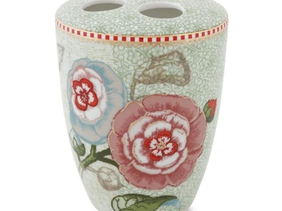 Θήκη Οδοντόβουρτσας Spring To Life 51.111.045 Celadon Pip Studio Πορσελάνη