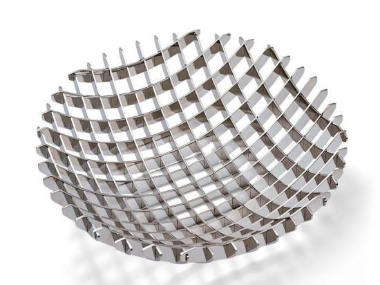 Φρουτιέρα Grid 176001 Φ30cm Inox Philippi Large Ανοξείδωτο Ατσάλι