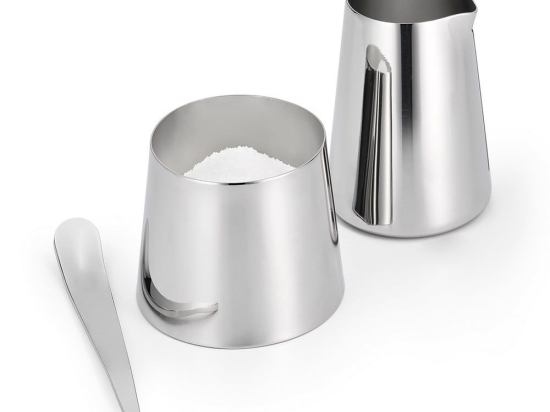 Γαλατιέρα-Ζαχαριέρα (Σετ 3τμχ) Cream 181026 Φ6cm Inox Philippi Ανοξείδωτο Ατσάλι