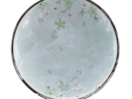 Πιάτο Cosmos 7801 D19,5cm Green Tokyo Design Πορσελάνη
