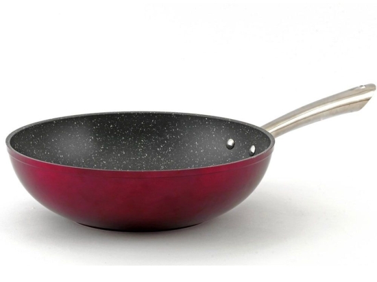 Γουόκ Επαγωγικό Electra Granite 06. 60.32 Νο 32 Red Keystone 32cm Αλουμίνιο
