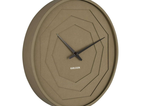 Ρολόι Τοίχου Layered Origami KA5850MG Φ30cm Green Karlsson Mdf