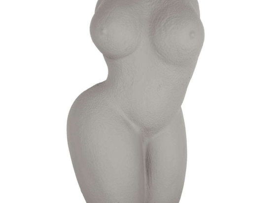 Βάζο Lady PT3743WG 19x20x33,5cm Grey Present Time Πολυρεσίνη
