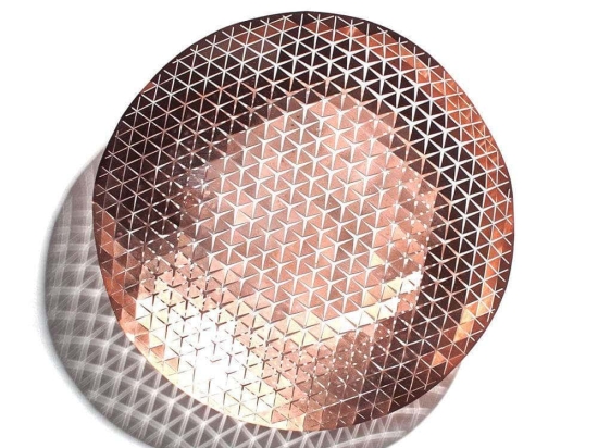 Διακοσμητικό Μπωλ Push PMX-C Φ24cm Copper Fundamental Μέταλλο