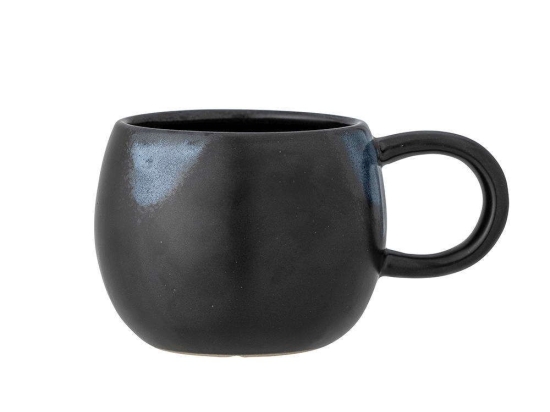 Κούπα Elia 82055622 480ml Black Bloomingville Κεραμικό