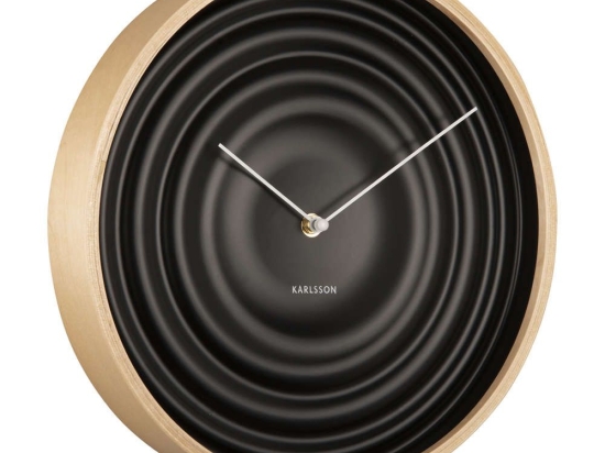 Ρολόι Τοίχου Scandi Ribble KA5881BK Φ31x4,5cm Black Karlsson Polywood