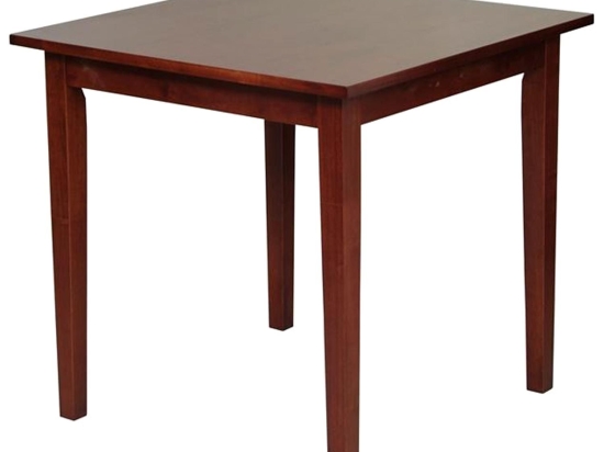 Naturale Τραπέζι Mdf Ε7672 Καρυδί 80x80cm Mdf,Ξύλο