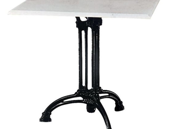 Τραπέζι Εko Ε893 Μάρμαρο/Τρίνυχο 70x70cm