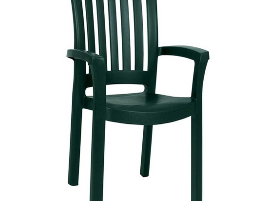 Πολυθρόνα Πλαστική Malibu Green 02-0429 Siesta