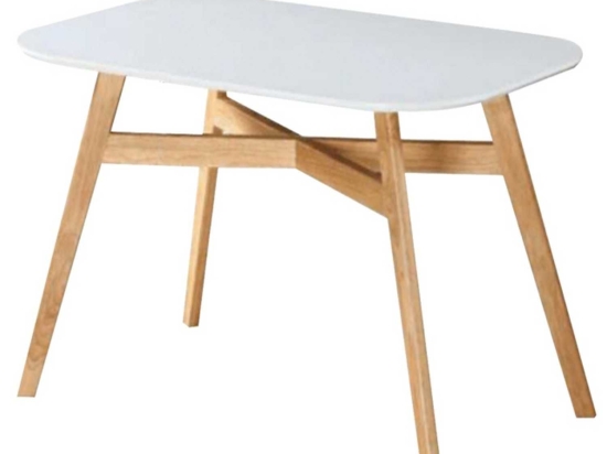 Τραπέζι Randy Plus Off White 10-0004 120Χ80Χ75cm Mdf,Ξύλο