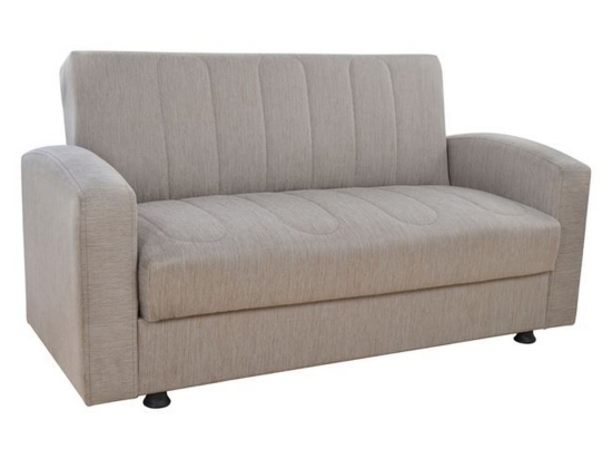 Καναπές Κρεβάτι Dimos V04  Διθέσιος Beige HM3075.02 157X77X83 cm Ύφασμα