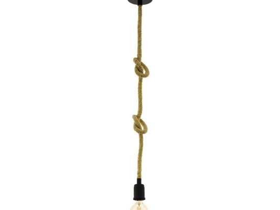 Φωτιστικό Οροφής Κρεμαστό Rampside 43256 Black-Gold Eglo Μέταλλο