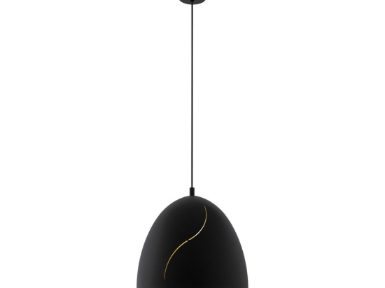 Φωτιστικό Οροφής Κρεμαστό Hunningham 43067 Black-Gold Eglo Μέταλλο