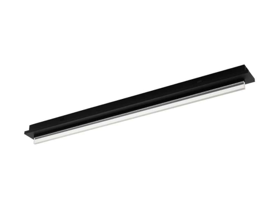 Φωτιστικό Οροφής Πλαφονιέρα Led Spadafora 98494 Black-Clear Eglo Μέταλλο,Πλαστικό