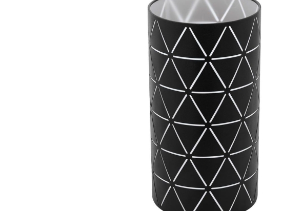 Φωτιστικό Επιτραπέζιο Ramon 98354 Black Eglo Μέταλλο, Μεμβράνη