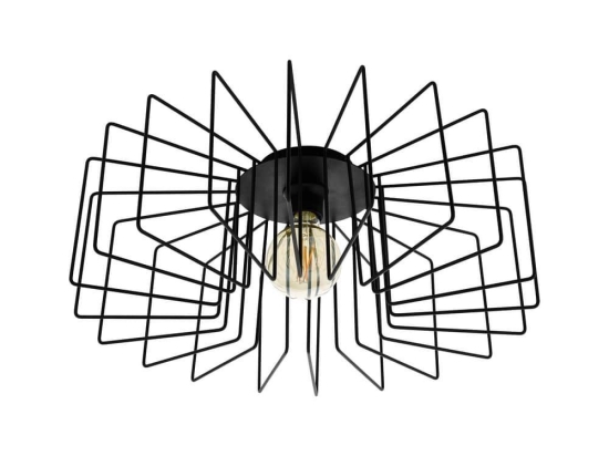 Φωτιστικό Οροφής Πλαφονιέρα Tremedal 98507 Black Eglo Μέταλλο