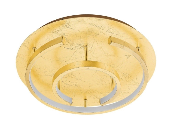 Φωτιστικό Οροφής Πλαφονιέρα Led Pozondon 98487 Gold Eglo Μέταλλο,Πλαστικό