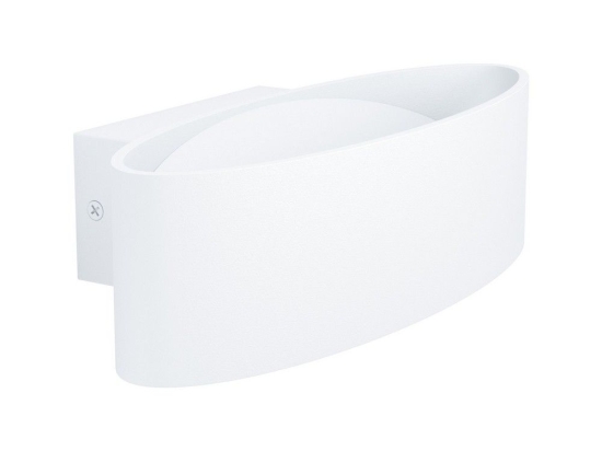 Φωτιστικό Τοίχου - Απλίκα Led Maccacari 98541 White Eglo Μέταλλο,Πλαστικό