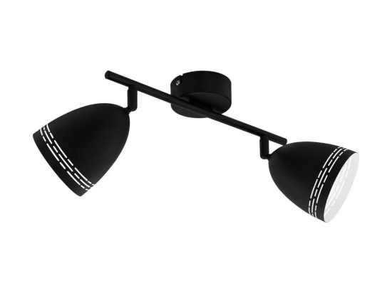Φωτιστικό Οροφής Spot Sabatella 98168 Black-White Eglo Μέταλλο