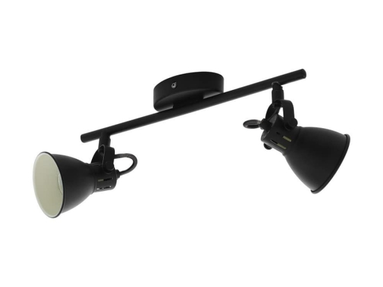 Φωτιστικό Οροφής Spot Seras 2 98398 Black Eglo Μέταλλο