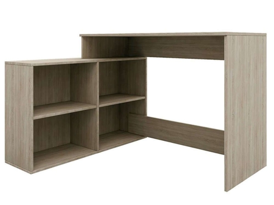 Γραφείο Γωνίακο Book Sonoma 125x100,5xη77cm 24-0441