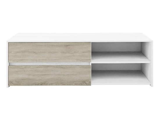 Επιπλο Τηλεόρασης All Day Grey Oak White Oak 140x47x45cm 05-0365 Μελαμίνη